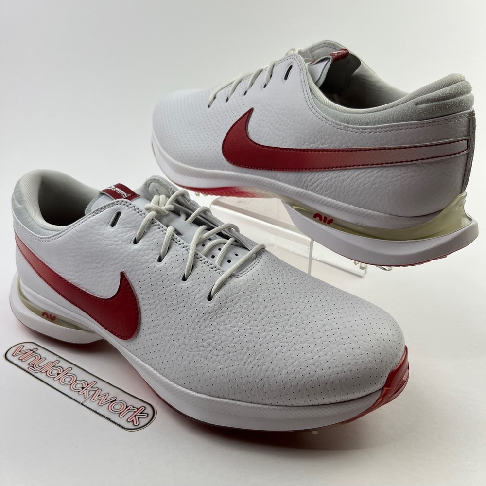 NIKE Air Zoom Victory Tour 3 Golf Shoes Mens Size 13 White Red FQ3273-100 - Picture 2 of 12